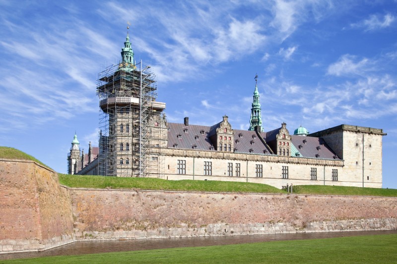 Denmark. Hamlet castle. Kronborg