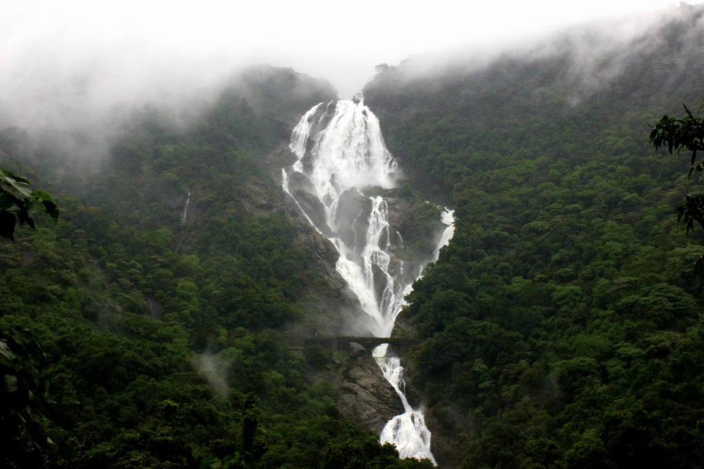 Водопад дудхсагар индия