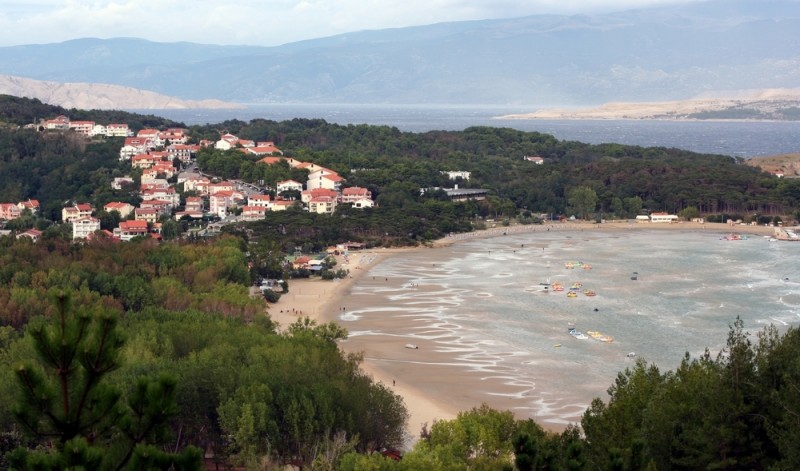 Хорватия остров Раб пляж Пара