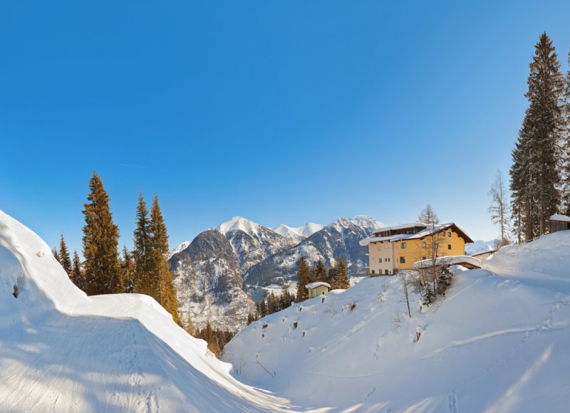 Mountains ski resort Bad Hofgastein Austria