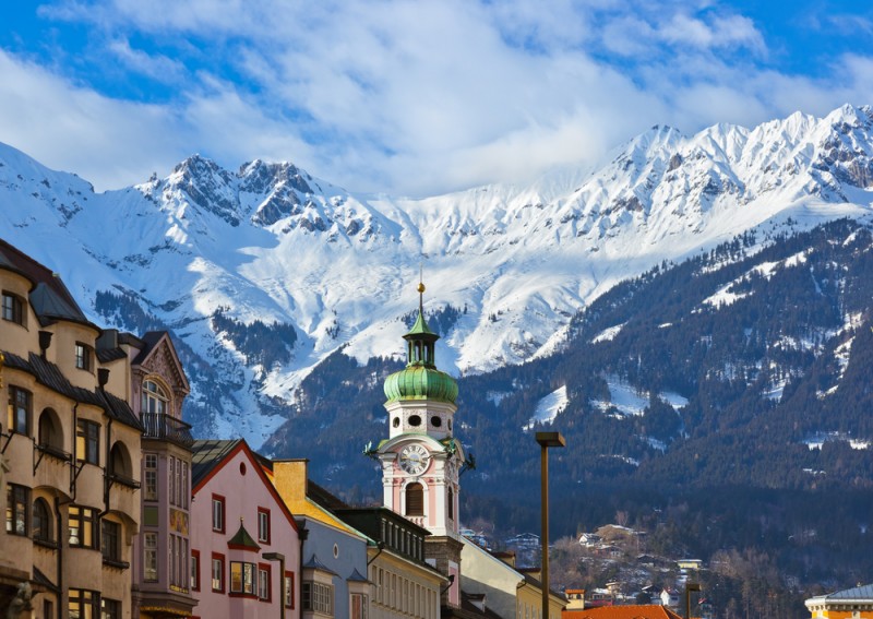 Old town in Innsbruck Austri