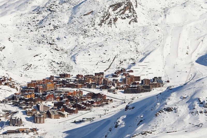 Val Thorens ski resort in the French ALps