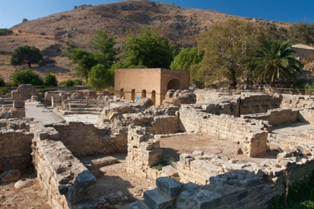 Древний город Гортина на острове Крит